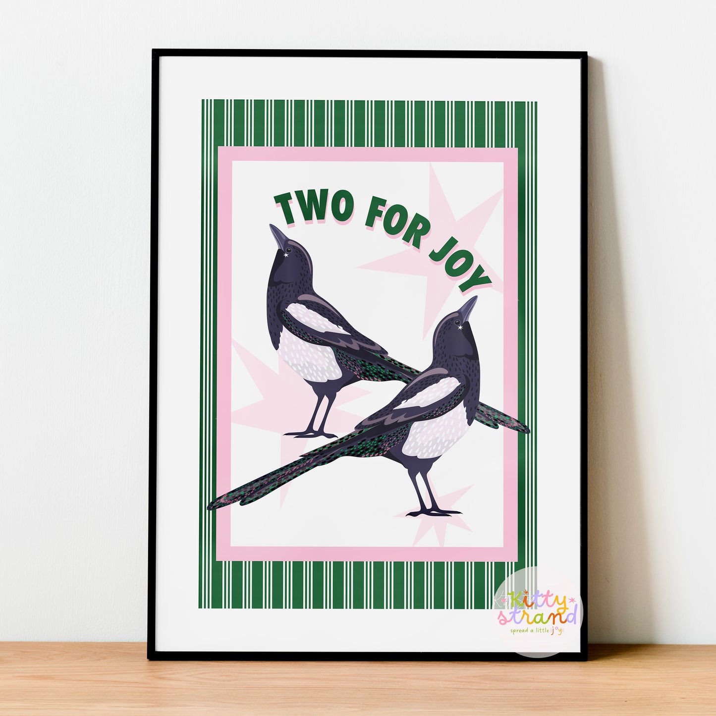 Two For Joy, Magpie Wall Art